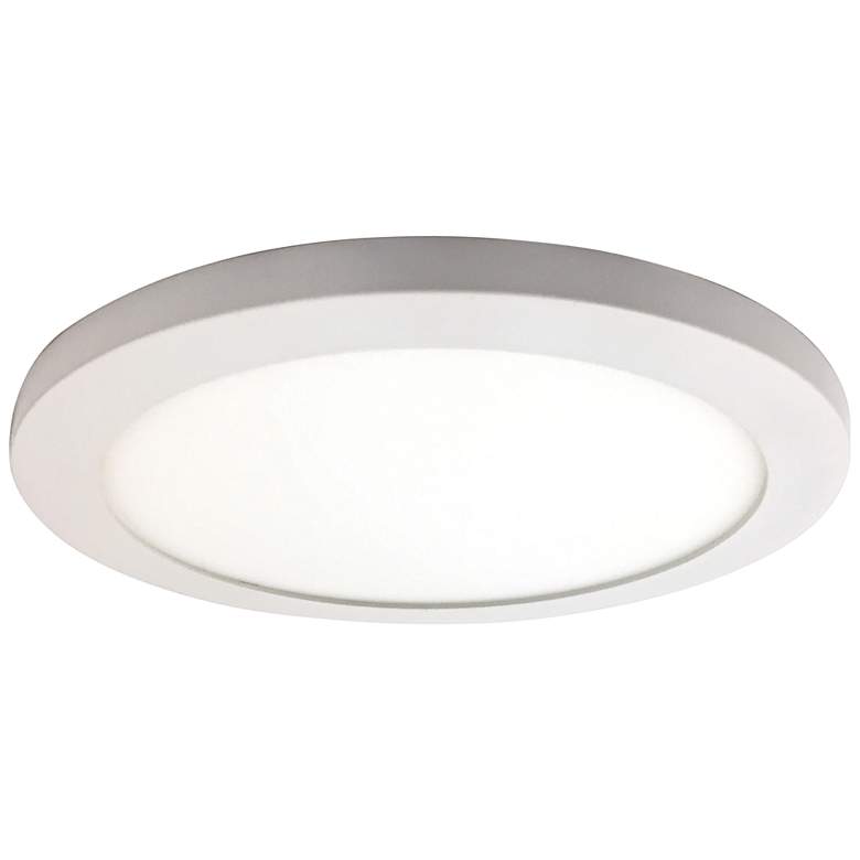 Disc 9 1/2&quot; Wide White Round LED Ceiling Light