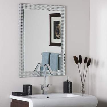 Disco Inferno 23 1/2" x 31 1/2" Frameless Wall Mirror