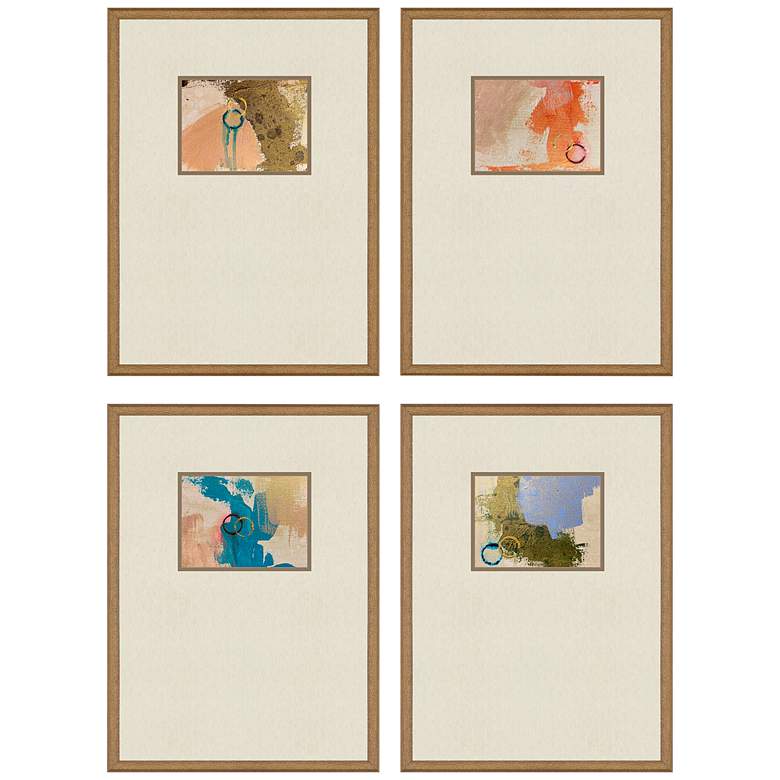 Image 2 Discovery I 25" High 4-Piece Giclee Framed Wall Art Set
