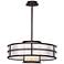 Discus 24" Wide Graphite Pendant Light