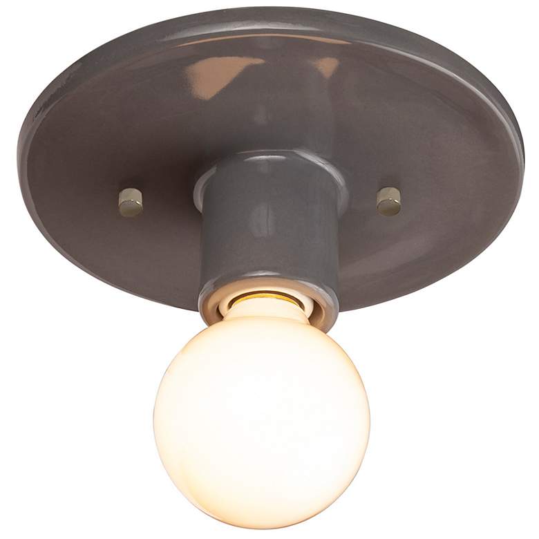 Image 2 Discus Flush-Mount - Gloss Grey