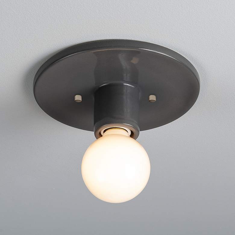 Image 1 Discus Flush-Mount - Gloss Grey