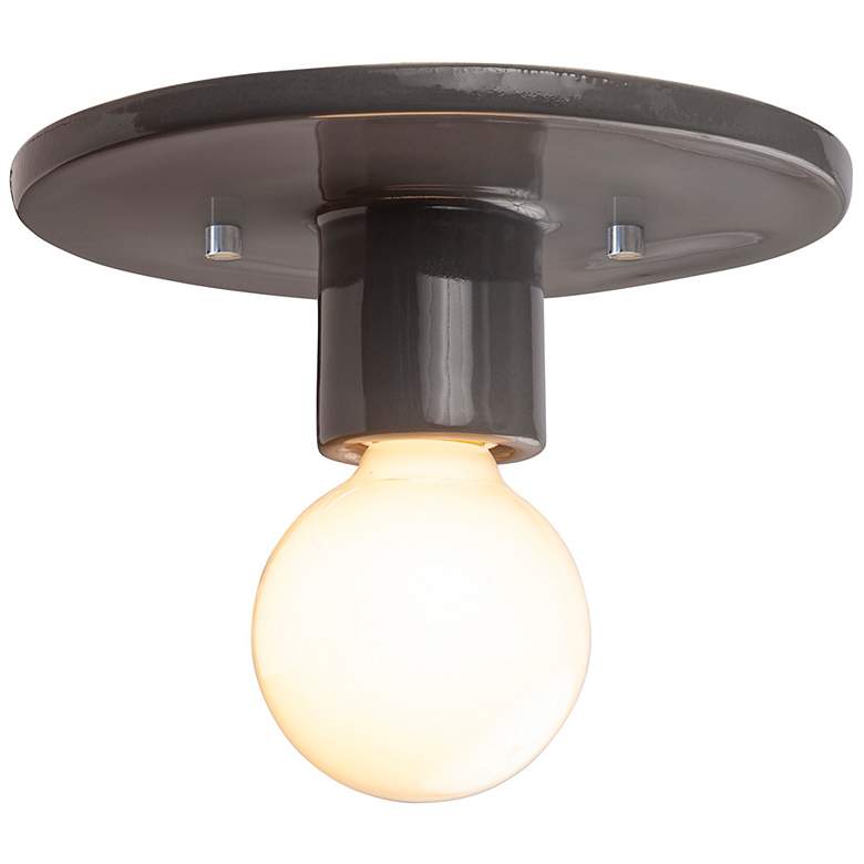 Image 4 Discus Flush-Mount - Gloss Grey more views