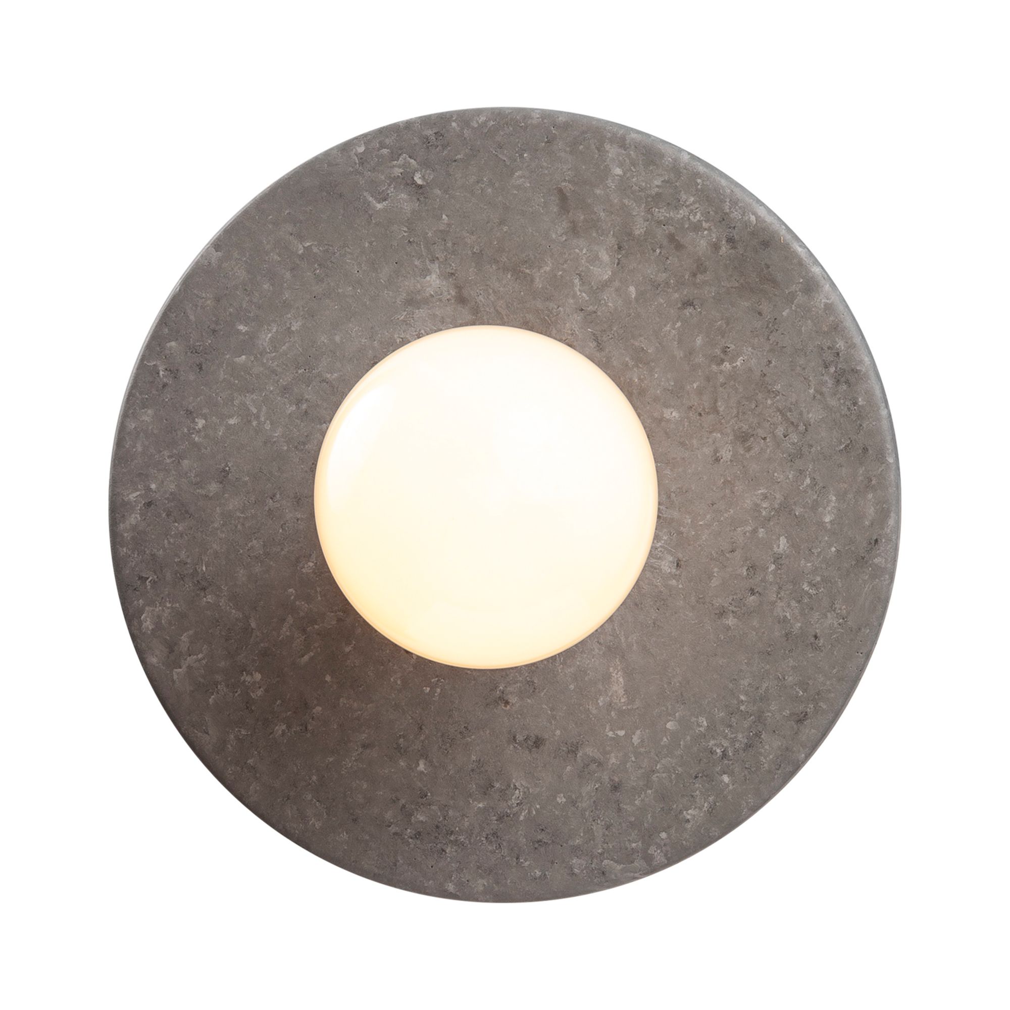 Image 2 Discus Pendant - Concrete - Black Cord - Made to Order more views