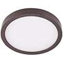 Disk 12" Wide Bronze Round LED Ceiling Light