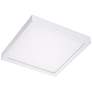 Disk 12" Wide White Square Outdoor LED Ceiling Light