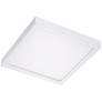 Disk 8" Wide White Square LED Ceiling Light