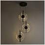 2_Diskoler 3-Light Black LED Cluster Island Pendant Light more views