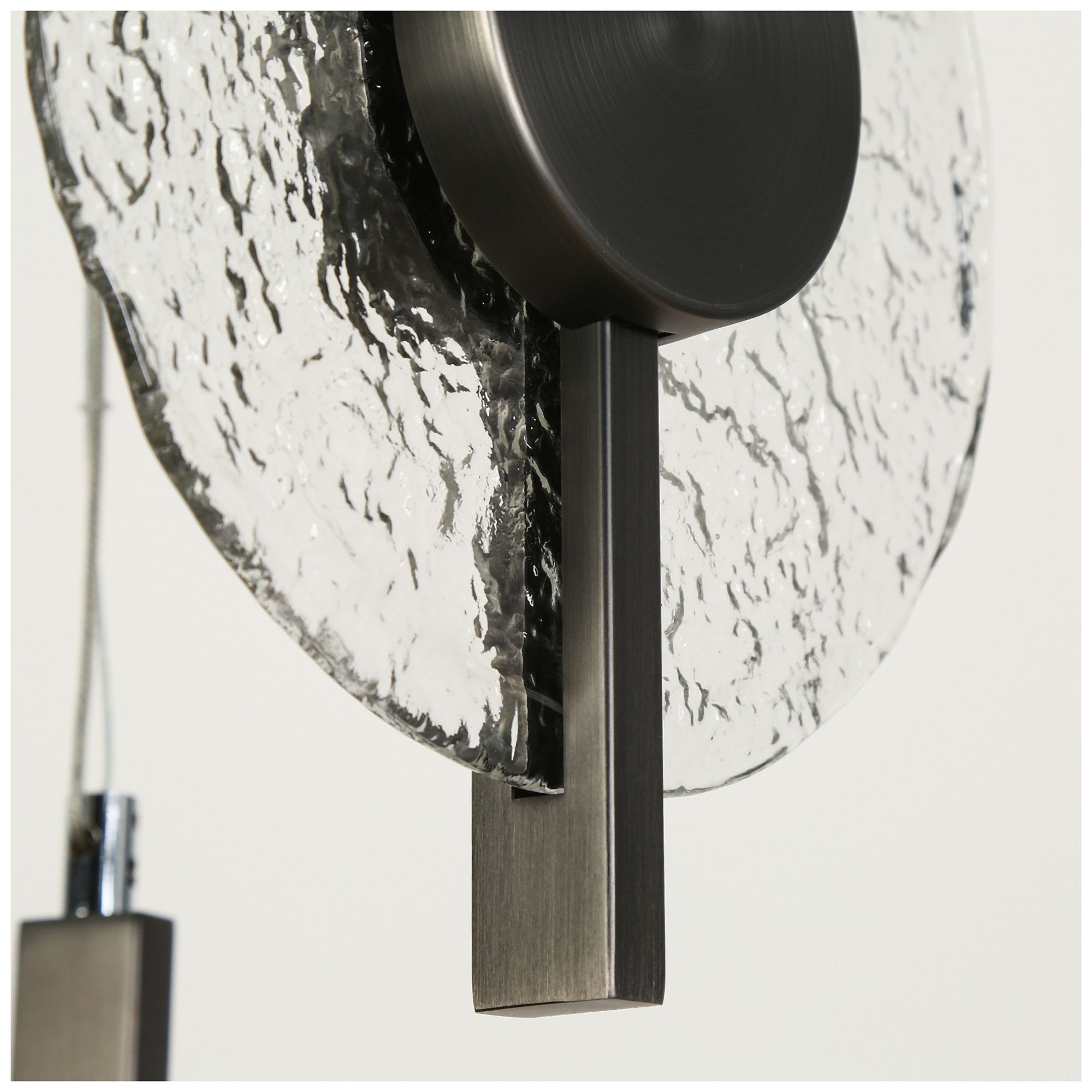 Image 4 Diskoler 3-Light Black LED Cluster Island Pendant Light more views