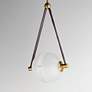 2_Dispatch 17" LED Pendant Natural Aged Brass more views