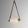 3_Dispatch 17" LED Pendant Natural Aged Brass more views
