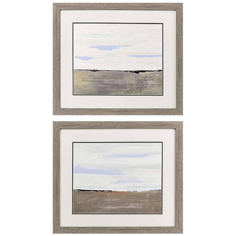 Image 1 Distant Valley 29"W x 25"H Framed Wall Art Set of 2