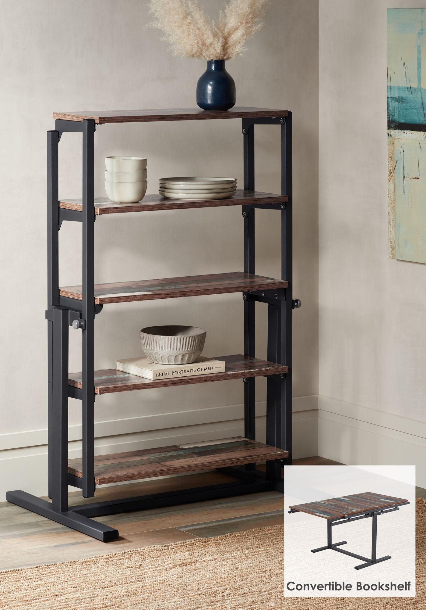 Bookshelf table deals