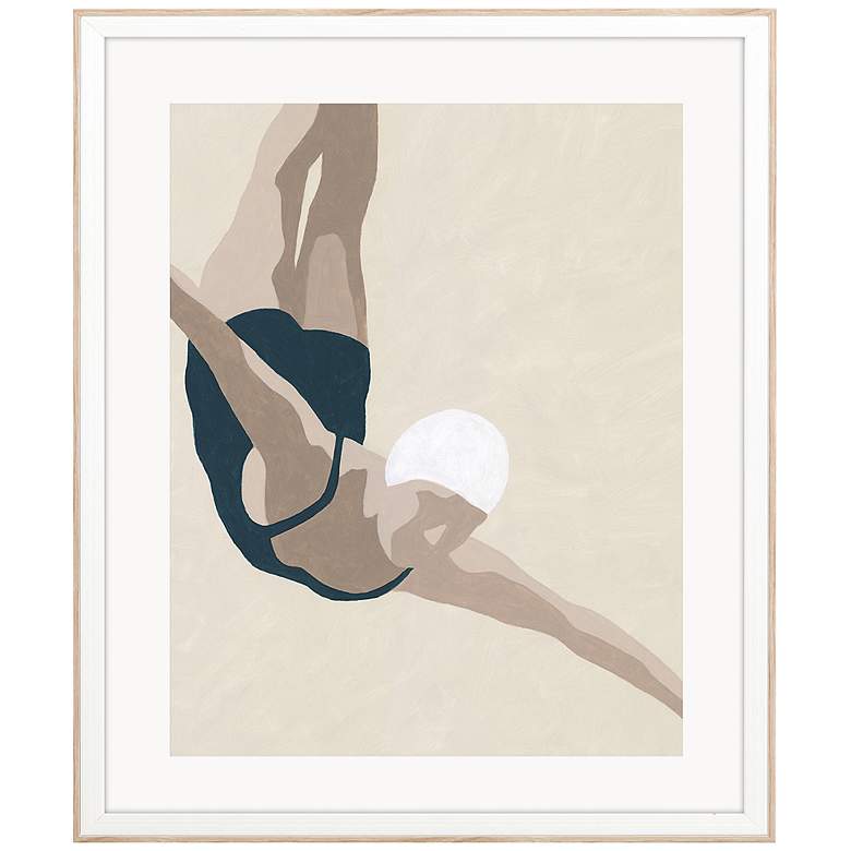 Image 1 Dive 34" Wide Framed Giclee Wall Art