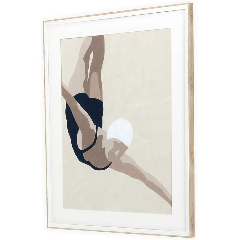Image 3 Dive 34" Wide Framed Giclee Wall Art more views