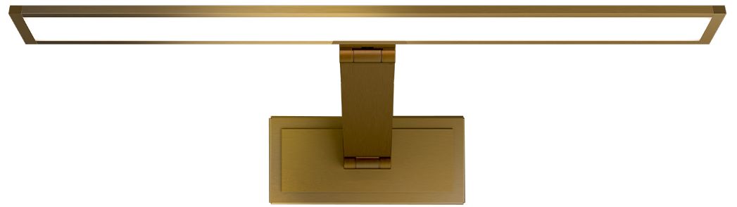 Image 3 Diver 2.9"H x 18.1"W 1-Light Picture Light in Aged Brass more views