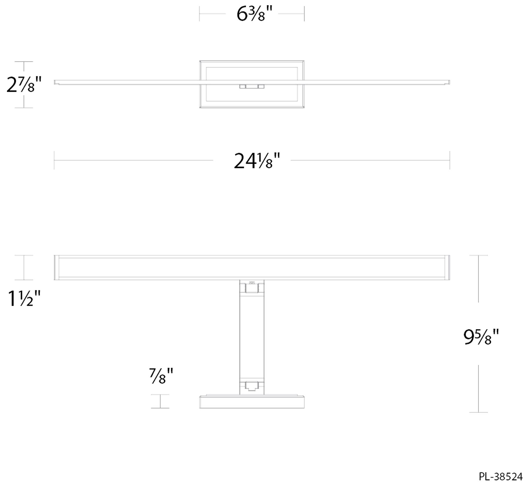 Image 5 Diver 2.9"H x 24.3"W 1-Light Picture Light in Aged Brass more views