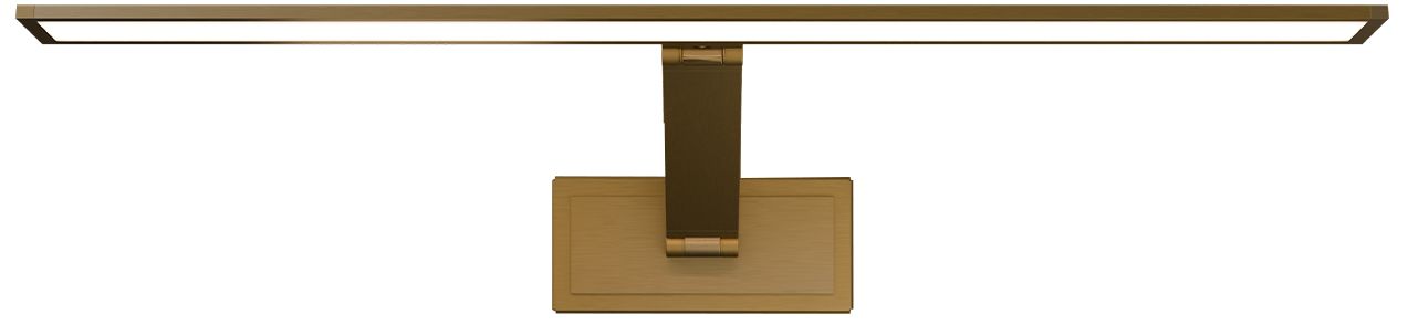 Image 3 Diver 2.9"H x 24.3"W 1-Light Picture Light in Aged Brass more views