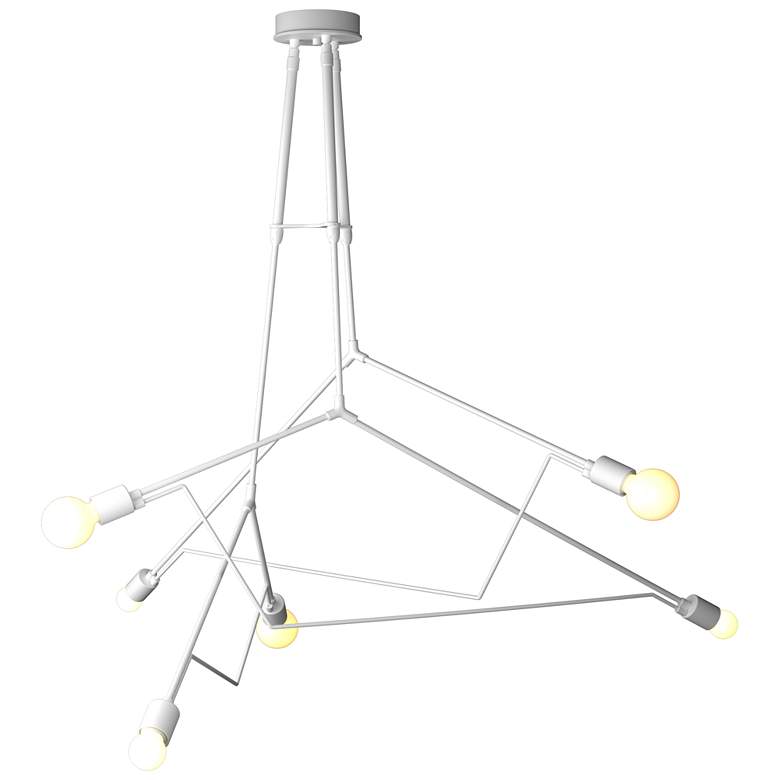 Image 1 Divergence 54.2" High Coastal White Outdoor Pendant