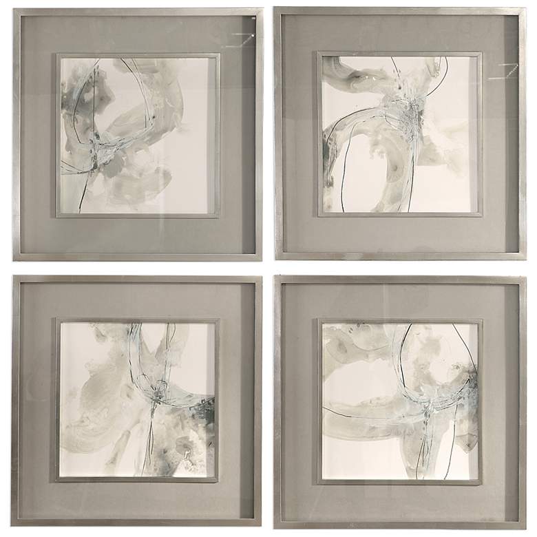 Image 2 Divination 25 1/4 inch Square 4-Piece Framed Wall Art Set