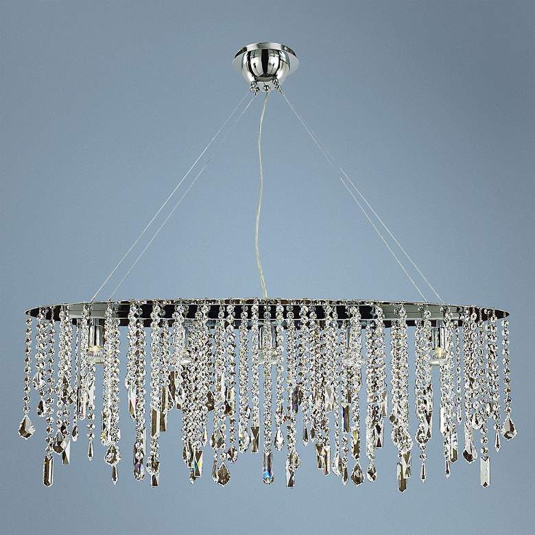 Image 1 Divine Ice Swarovski Elements 38" Wide Ceiling Pendant Light