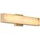 Divinely 24 1/2" Wide Celeste Brass LED Bath Light