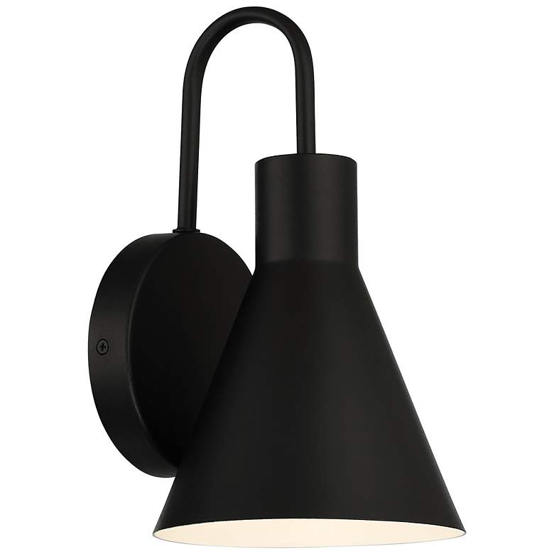 Image 2 Dixon 11 1/2" High Black LED Outdoor Wall Light