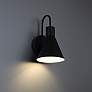 1_Dixon 11 1/2" High Black LED Outdoor Wall Light