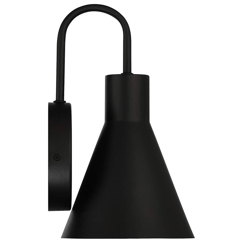 Image 4 Dixon 11 1/2" High Black LED Outdoor Wall Light more views