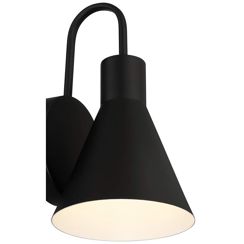 Image 6 Dixon 11 1/2" High Black LED Outdoor Wall Light more views