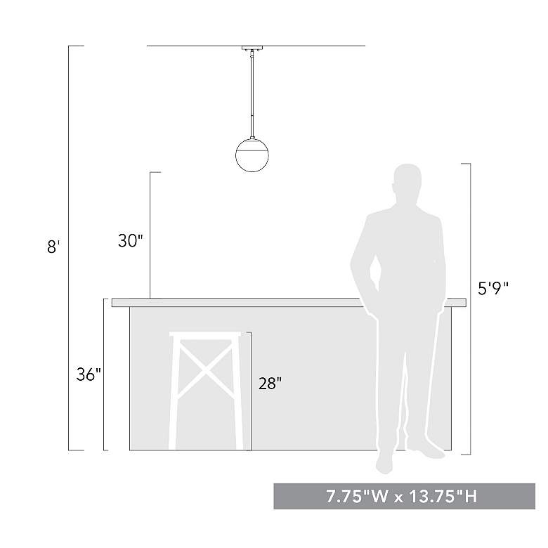 Image 4 Dixon 7 3/4" Wide Matte Black 1-Light Mini Pendant with Clear Glass more views