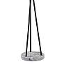 4_Dixon Black Metal 3-Light Torchiere Floor Lamp more views