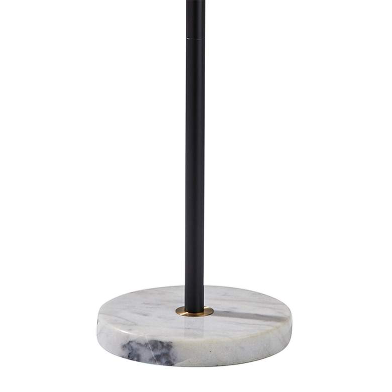 Image 4 Dixon Black Metal Torchiere Floor Lamp more views