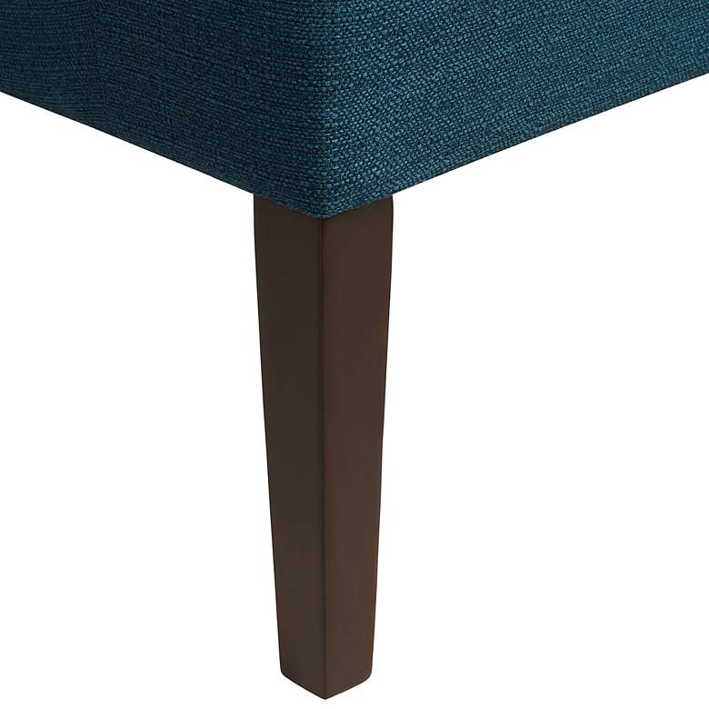 Image 4 Dixon Blue Fabric Swoop Armchairs Set of 2 more views