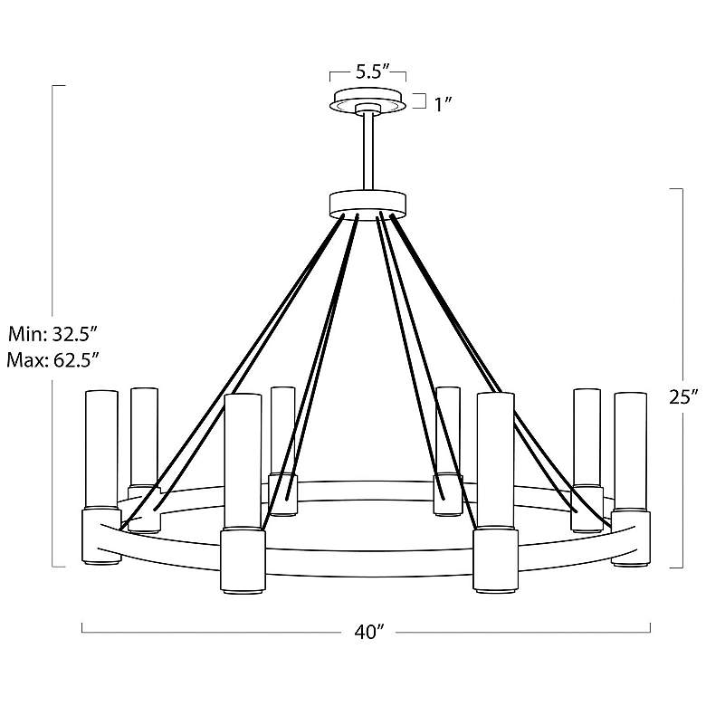 Image 5 Dixon Chandelier (Oil Rubbed Bronze) more views