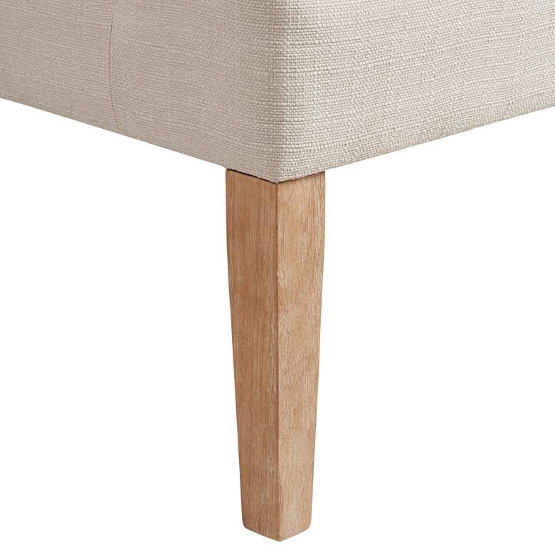 Image 6 Dixon Ivory Fabric Swoop Arm Chair more views