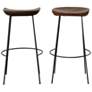 5_Diya 30 1/4" Chestnut Wood Bar Stool more views