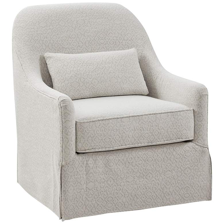 Image 2 Doane Ivory Fabric Glider Chair