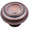 Dobbler Distressed Copper 1 1/2"W Double Ringed Cabinet Knob