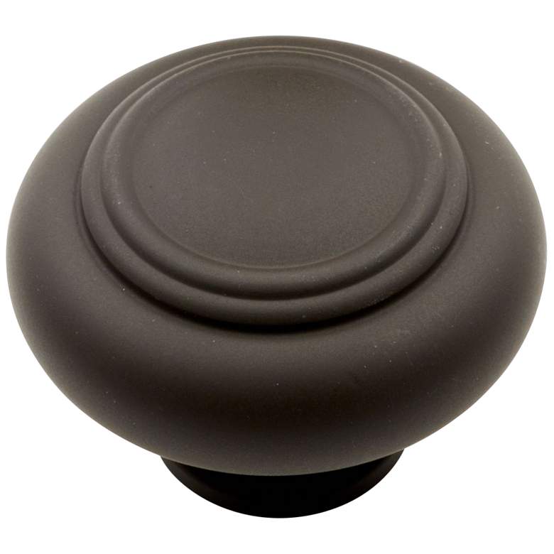Image 1 Dobbler Oil-Rubbed Bronze 1 1/2"W Double Ringed Cabinet Knob