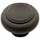 Dobbler Oil-Rubbed Bronze 1 1/2"W Double Ringed Cabinet Knob