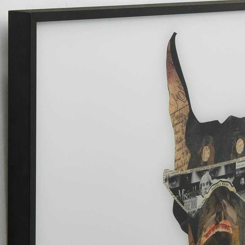 Image 3 Doberman Pinscher 24" Square Framed Printed Glass Wall Art more views