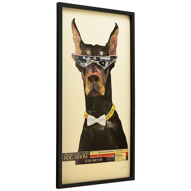 Image 4 Doberman Pinscher 48" High Collage Framed Wall Art more views