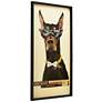 4_Doberman Pinscher 48" High Collage Framed Wall Art more views