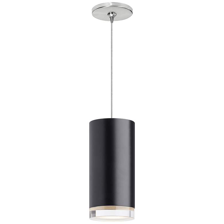 Image 1 Dobson II 2 1/2" Wide Matte Black LED Freejack Mini Pendant