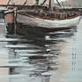6_Dock City 40"W x 30"H Hand Embellished Framed Canvas Wall Art more views