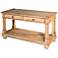 Dockside 48" Wide Desert Sand Wood 2-Drawer Console Table
