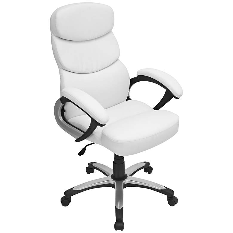 Image 1 Doctorate Modern White Office Chair