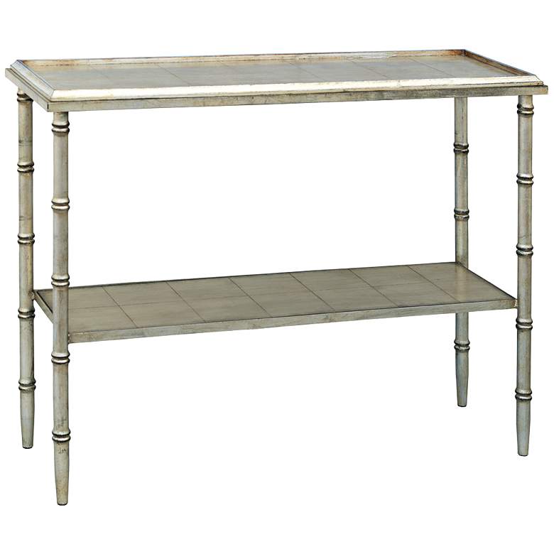 Image 1 Doheny 40 inch Wide Silver Console Table by Port 68