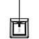 Doherty 12"W Natural Black Iron Mini Pendant/Ceiling Light